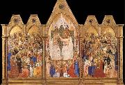 unknow artist The Coronation of the Virgin painting